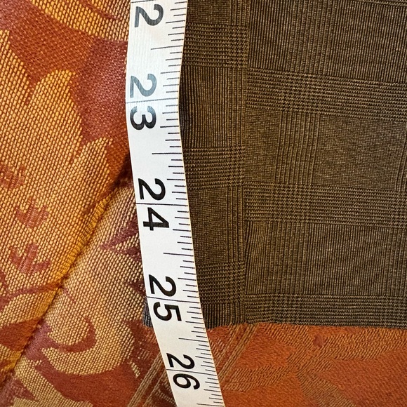 Mario Serrani Gray Plaid stretch Pants Size 8 - Picture 6 of 9